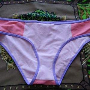 NWT Aerie Colorblocked Bikini Bottoms